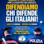 Sicurezza, firme on line e gazebo Lega a sostegno forza pubblica